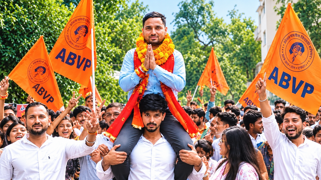 उत्तराखण्ड में भी एबीवीपी का दबदबा