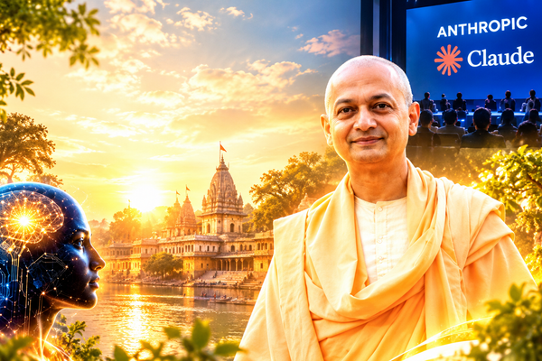 एआई की नैतिकता समझने के लिये एन्थ्रोपिक ने हिन्दू संन्यासी स्वामी सर्वप्रियानन्द को बुलाया